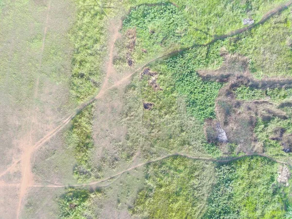 Luftaufnahme Der Landkartierung Durch Unbemannte Luftfahrzeuge Bogor Indonesien — Stockfoto