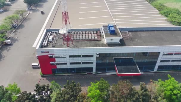 Bogor Indonésie Octobre 2022 Vue Aérienne Immeuble Bureaux Centre Distribution — Video