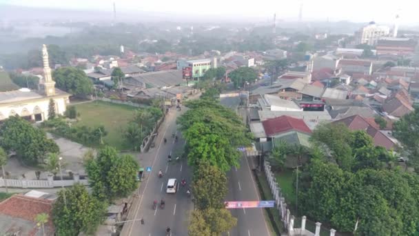 Bogor Ινδονησία Νοέμβριος 2022 Πλάνα Εναέρια Άποψη Της Cileungsi Αυτοκινητόδρομο — Αρχείο Βίντεο