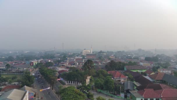Bogor Endonezya Kasım 2022 Yapım Aşamasındaki Barkah Camiinin Görüntüsü Slam — Stok video