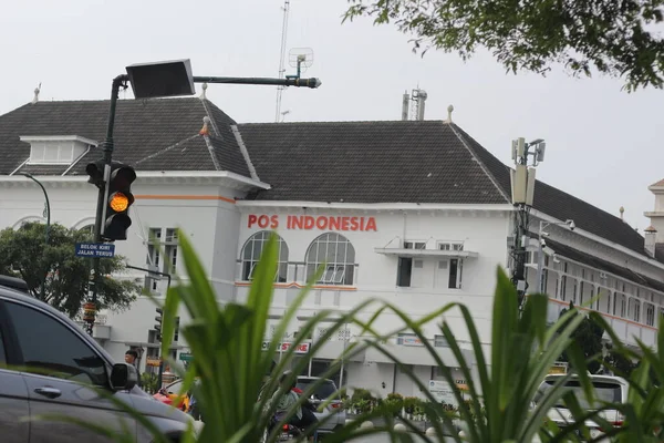 인도네시아 카르타 2023 인도네시아 카르타에 인도네시아 우체국으로 사용되는 역사적 — 스톡 사진