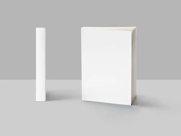 stock image Hardcover book mockup isolated on white or grey background