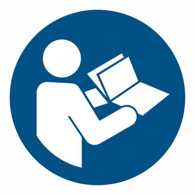 ISO 7010 Kayıtlı Güvenlik İşaretleri - Zorunlu - Kullanma El Kitabı 'na bakınız