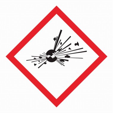 GHS Kimyasallar Etiketi Piktogramlar ve Tehlike Sınıfları - Patlayıcılar