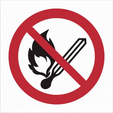 The ISO 7010 Standard Prohibition Pictogram features a universal no-symbol (red circle with a diagonal line) to indicate prohibited actions, ensuring safety and compliance in workplaces and public areas.