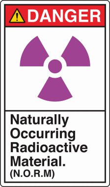 Güvenlik İşareti: Radyoaktif Malzeme, güvenlik standartlarına uygun bir piktogram ve işaretleme etiketi içerir. Radyasyon tehlikelerine karşı uyarıyor, taşıma, taşıma ve depolamada uygun önlemler alınmasını sağlıyor.