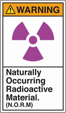 Güvenlik İşareti: Radyoaktif Malzeme, güvenlik standartlarına uygun bir piktogram ve işaretleme etiketi içerir. Radyasyon tehlikelerine karşı uyarıyor, taşıma, taşıma ve depolamada uygun önlemler alınmasını sağlıyor.