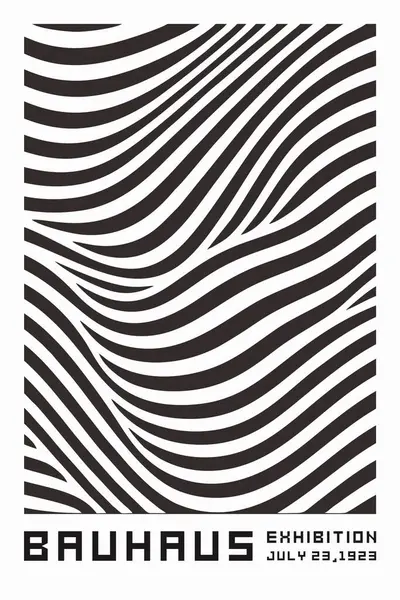 Bauhaus dalga deseni siyah ve beyaz tek renkli geometrik, akışkan ve Bauhaus tasarım ilkelerinden esinlenerek soyut eğri çizgilere sahiptir. Modern, minimalist ve sanatsal kompozisyonlar için mükemmel..