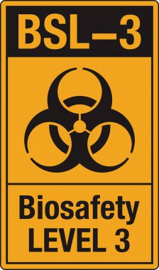 Güvenlik İşareti Biyolojik Tehlike Alanı 'nda standart bir sembol ve biyolojik tehlike uyarısı var. Zararlı patojenlere veya biyolojik zararlı maddelere maruz kalma potansiyelini göstererek güvenliği sağlar..