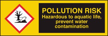 ISO 7010 GHS Sağlık ve Ekolojik Tehlike Etiketi, insanlar ve çevre için potansiyel riskler konusunda uyarıda bulunur. Dağınıklığı önlemeyi ve güvenlik kurallarına uymayı öneriyor..