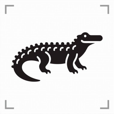 Simge, logo, maskot veya pictogram tarzında tek renkli siyah ve beyaz bir hayvan sembolü arkaplanı olmayan temiz, minimalist bir tasarıma sahiptir. Markalaşma, işaret ve evrensel temsil için mükemmel.