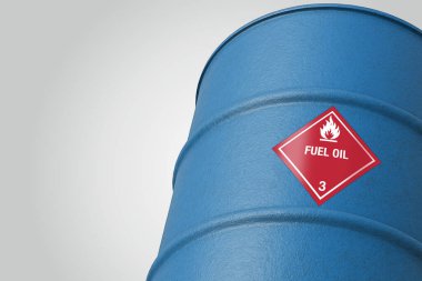 Tehlikeli Madde Hasarlı Madde Elmas Etiketleme Plakası IATA IMDG DOT Sevkiyat Sınıf 3 Yakıt Yağı Sözcükleri 03