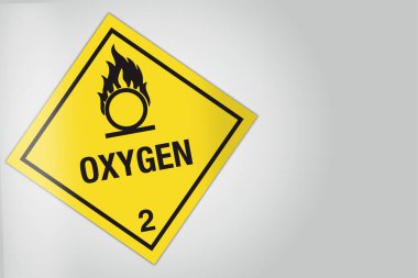 Zararlı Madde HAZMAT Elmas Etiketleme Plakçılık Sınıf 2 Gas Div 2 Oxigen Sözcük