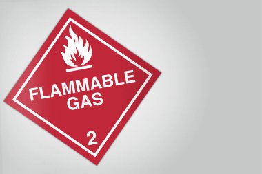 Zararlı Madde HAZMAT Elmas Etiketleme Plakçılık Sınıf 2 Gas Div 2. 1 Yanıcı Gaz Sözcükleri