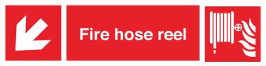 ISO 7010 Kayıtlı Güvenlik İşaretleri yangın söndürücüler, hortumlar ve alarmlar gibi yangın güvenlik ekipmanlarının yerini ve kullanımını gösteren standart sembollerdir..