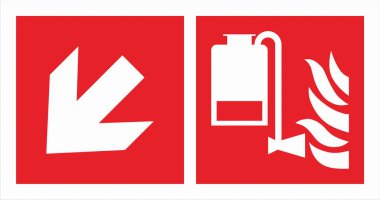 ISO 7010 Kayıtlı Güvenlik İşaretleri yangın söndürücüler, hortumlar ve alarmlar gibi yangın güvenlik ekipmanlarının yerini ve kullanımını gösteren standart sembollerdir..