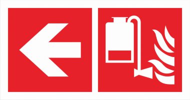 ISO 7010 Kayıtlı Güvenlik İşaretleri yangın söndürücüler, hortumlar ve alarmlar gibi yangın güvenlik ekipmanlarının yerini ve kullanımını gösteren standart sembollerdir..