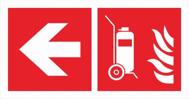 ISO 7010 Kayıtlı Güvenlik İşaretleri yangın söndürücüler, hortumlar ve alarmlar gibi yangın güvenlik ekipmanlarının yerini ve kullanımını gösteren standart sembollerdir..