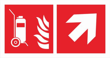 ISO 7010 Kayıtlı Güvenlik İşaretleri yangın söndürücüler, hortumlar ve alarmlar gibi yangın güvenlik ekipmanlarının yerini ve kullanımını gösteren standart sembollerdir..