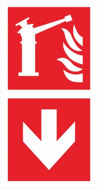 ISO 7010 Kayıtlı Güvenlik İşaretleri yangın söndürücüler, hortumlar ve alarmlar gibi yangın güvenlik ekipmanlarının yerini ve kullanımını gösteren standart sembollerdir..