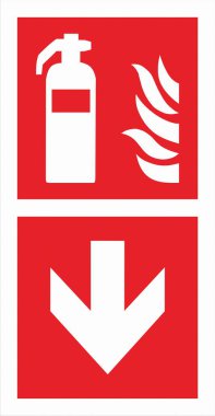 ISO 7010 Kayıtlı Güvenlik İşaretleri yangın söndürücüler, hortumlar ve alarmlar gibi yangın güvenlik ekipmanlarının yerini ve kullanımını gösteren standart sembollerdir..