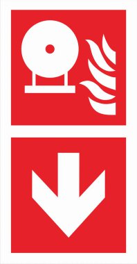 ISO 7010 Kayıtlı Güvenlik İşaretleri yangın söndürücüler, hortumlar ve alarmlar gibi yangın güvenlik ekipmanlarının yerini ve kullanımını gösteren standart sembollerdir..