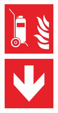 ISO 7010 Kayıtlı Güvenlik İşaretleri yangın söndürücüler, hortumlar ve alarmlar gibi yangın güvenlik ekipmanlarının yerini ve kullanımını gösteren standart sembollerdir..