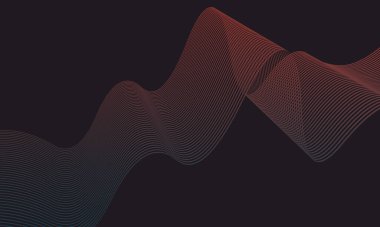 Siyah arkaplanda ışık dalgaları, masaüstü duvar kağıtları için mükemmel