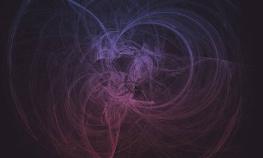 Siyah arkaplanda ışık dalgaları, masaüstü duvar kağıtları için mükemmel