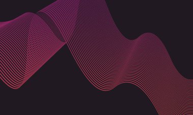 Siyah arkaplanda ışık dalgaları, masaüstü duvar kağıtları için mükemmel