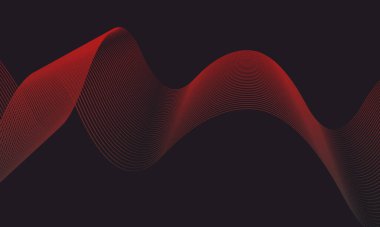 Siyah arkaplanda ışık dalgaları, masaüstü duvar kağıtları için mükemmel