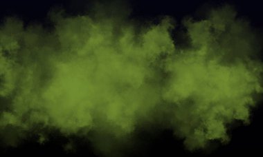 Zeytin sisi ya da karanlık uzay arka planında duman