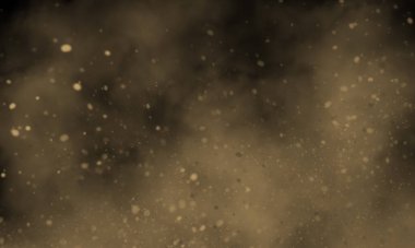 Siyah arkaplanda toupe renk dumanı, tasarım için mükemmel