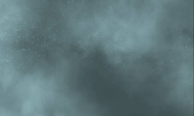 Siyah arkaplanda buzulun rengi dumanı, tasarım için mükemmel.