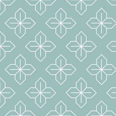 Seamless pattern. Graphic ornament. Floral stylish background. Vector repeating texture