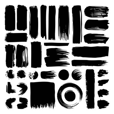 Değişik boyutlarda ve kalıplarda detaylı fırça darbeleri. Markalaşma, posterler ve yaratıcı projeler için ideal..