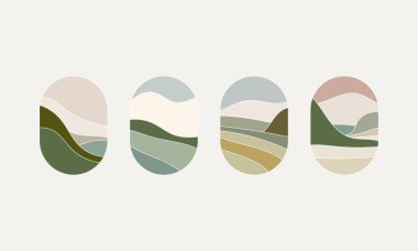 Kompozisyon, duvar sanatı, markalaşma ve dijital dekor için mükemmel hale getiren barışçıl doğa sahnelerini yansıtıyor..