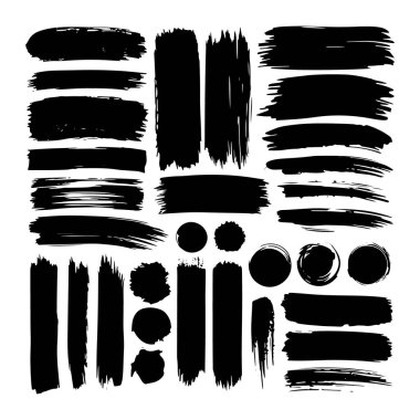 Değişik boyutlarda ve kalıplarda detaylı fırça darbeleri. Markalaşma, posterler ve yaratıcı projeler için ideal..