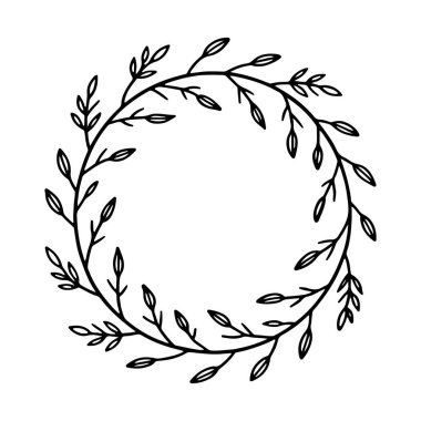 Bu zamansız botanik tasarım uyum ve tarzı çağrıştırıyor, markalaşma, düğün davetiyeleri, dekoratif yerleşim yerleri veya dijital tasarım aksanları için mükemmel..