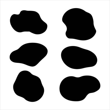 Süslü desen kenarları ve dekoratif soyut bileşimler için uygun nazik akış ile yumuşak siyah dairesel şekil.