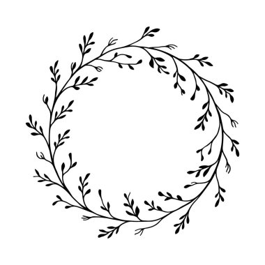 Yumuşak ve doğal görünümlü dairesel çelenkler, kırsal ve organik bir tasarım yaratıyor..