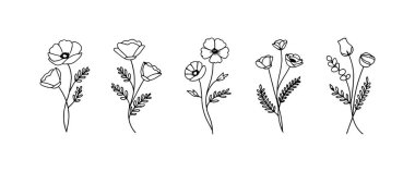 Zarif çiçek desenleri, özgün el yapımı çiçekler sergiler, haşhaş ve yapraklar da dahil, zarifçe düzenlenmiştir. Bu elementler büyüleyici ve sanatsal bir ortam yaratır..