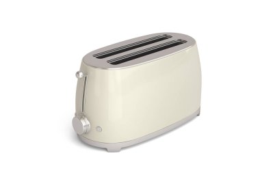 Eski tost makinesi Beyaz Arkaplanda izole edildi, 3 boyutlu illüstrasyon.