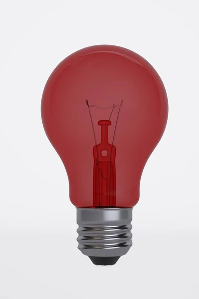 白い背景の上のアイデアの電球 イラストレーション — ストック写真
