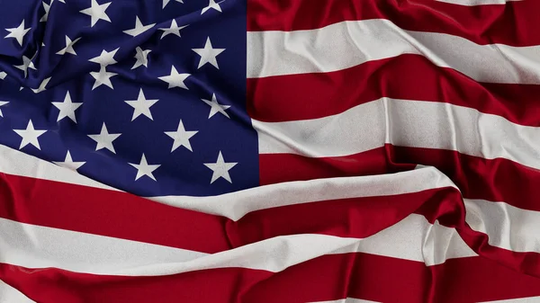 Close Bandeira Dos Estados Unidos Ilustração — Fotografia de Stock