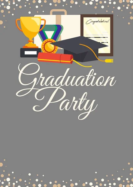 Graduation Party Blank invitation template beautiful and unique just invite