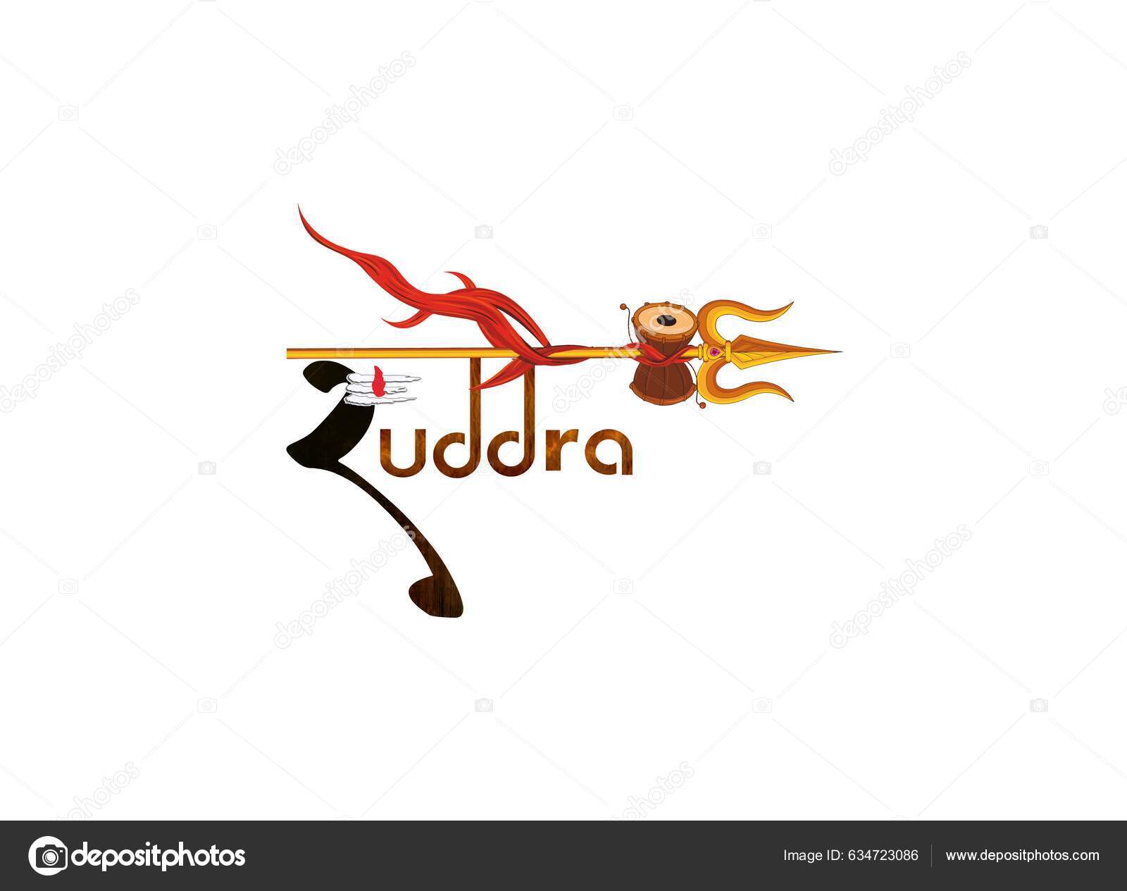 Premium Vector | Lord shiva minimal logo illustration with har har mahadev  typography