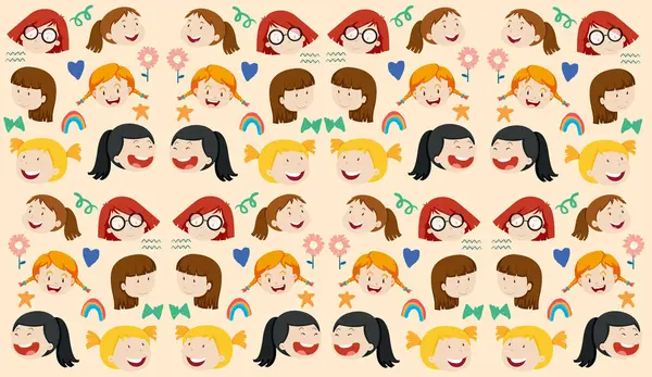 Çocuklar sorunsuz bir arkaplan çocuk duvar kağıdıyla karşı karşıya