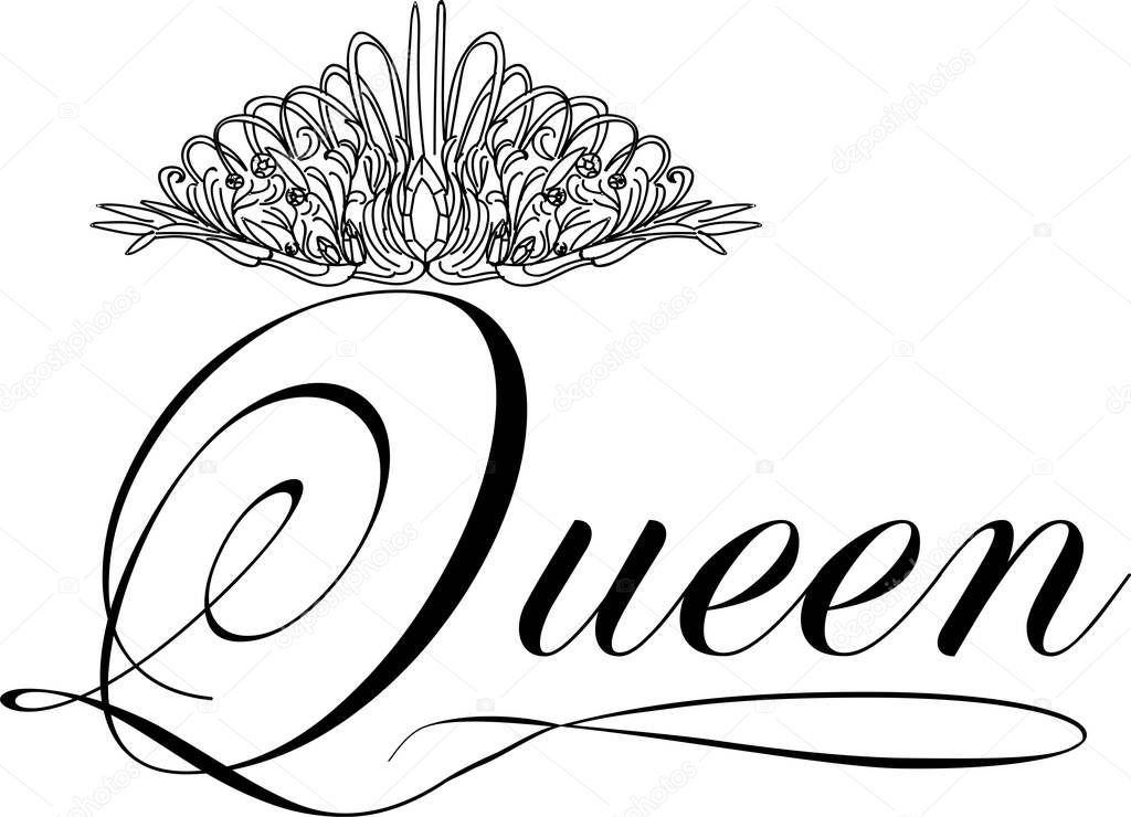Queen logo sign symbol typography