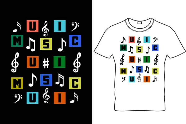  Music T-shirt Tasarımı, Musician T-Shirt Müzik Sloganı: Music Shirt Music Lover Shirt.